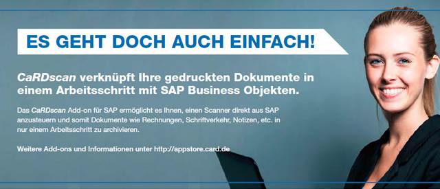 SAP Scannen von Dokumenten
